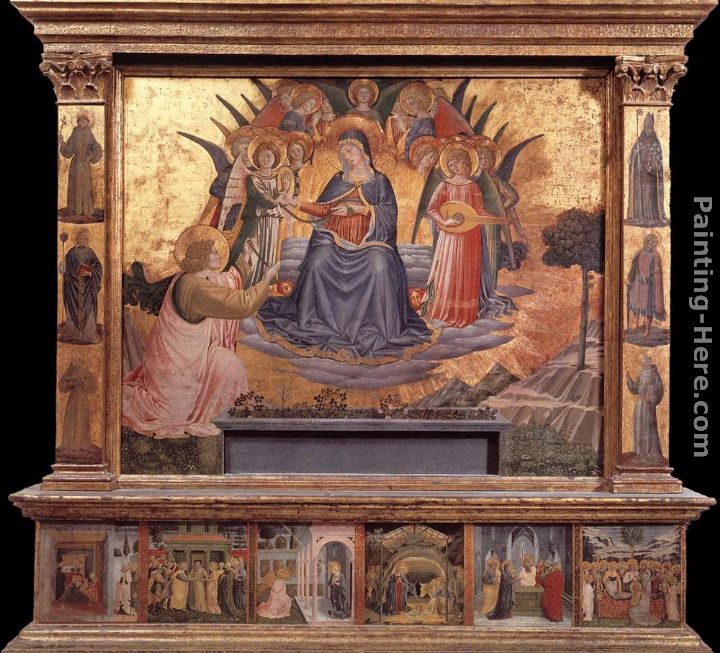 Madonna della Cintola painting - Benozzo di Lese di Sandro Gozzoli Madonna della Cintola art painting